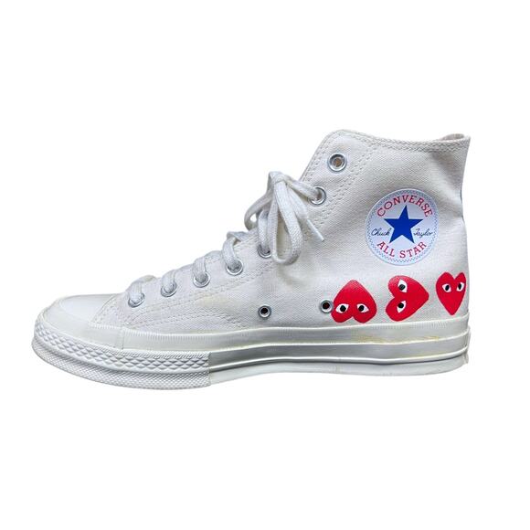 Comme des Garcons Play x Converse High Top Sneakers - US M 8 - $150 Retail main image 6